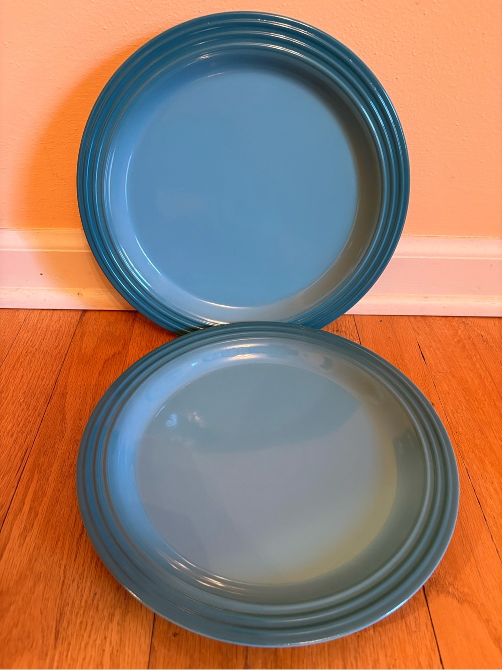 Le Creuset Caribbean 27cm Dinner Plate, set of 2